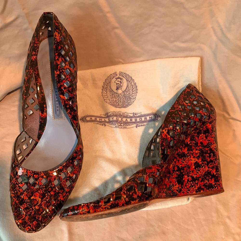 Ashley Dearborn laser cut wedges